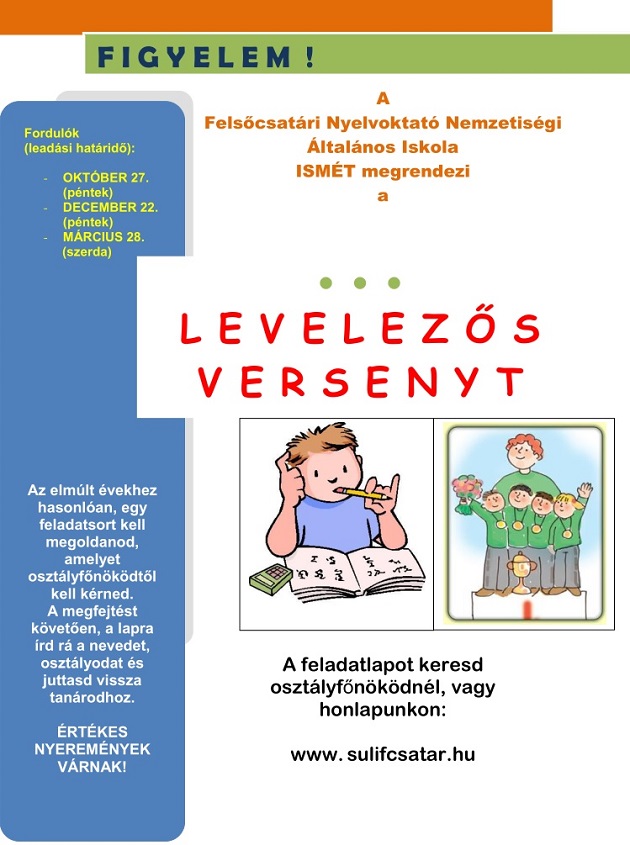 Felhívás levelezős versenyre
